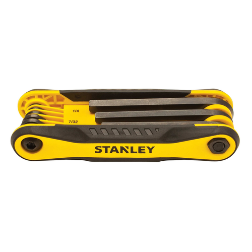 STANLEY 9 PCS FOLDING SAE HEX KEYS REPL.
