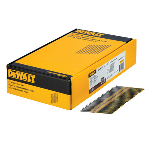 DEWALT 3" x .131" Plastic Collated 21-degree Smooth Bright Full Round Head  (P/N DWRHS12D131)