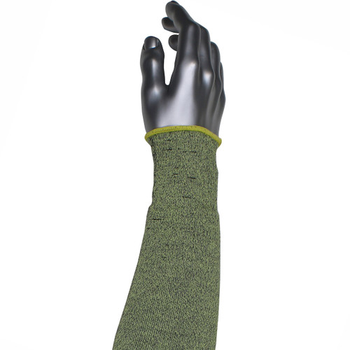 Kut Gard® S13ATAFR/4HA-ES6  Cut Resistant Sleeve, Size 18", Green, ANSI A4