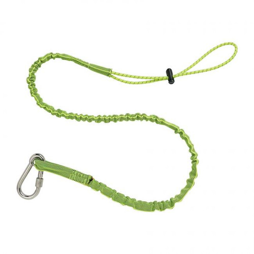 Ergodyne squids Stainless Single Carabiner-15lb Lime Standard