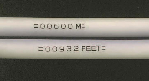 DUCT ROD 9/16 PYT  200'3/4 45" FT MARK