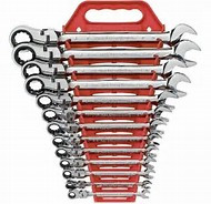 13 Pc. Flex Combination Ratcheting Wrench Set SAE