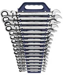 12 Pc. Flex Combination Ratcheting Wrench Set Metric