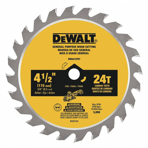 DEWALT 4-1/2 IN Circular Saw Blade