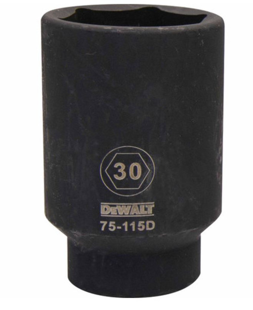 DEWALT DWMT 6PT 1/2IN DR DP IM SKT 30 MM 4/pk