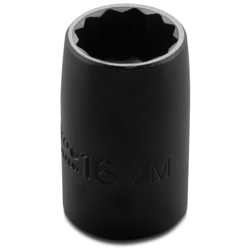 Proto® 1/2" Drive Thin Wall Impact Socket 16 mm - 12 Point 1/ea