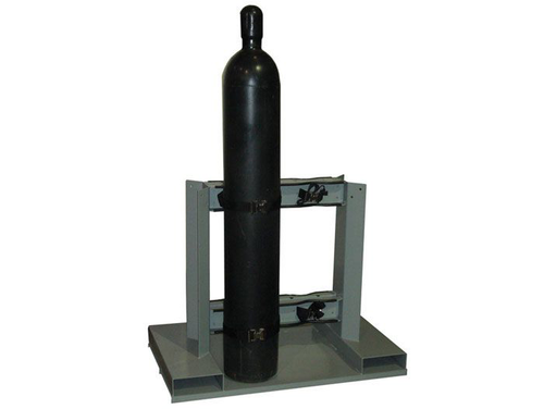 Low Profile Gas Cylinder Pallet, 4 Cylinder Capacity, Steel - 35230