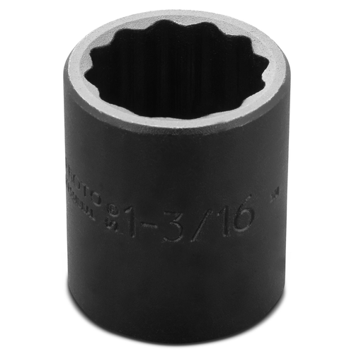 Proto® 1/2" Drive Impact Socket 1-3/16" - 12 Point 1/ea