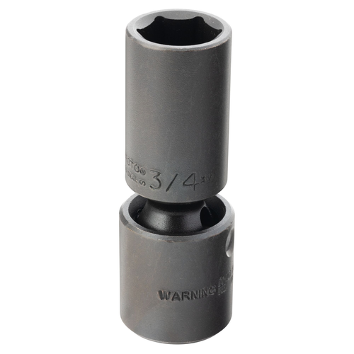 Proto® 1/2" Drive Deep Universal Impact Socket 3/4" - 6 Point 1/ea