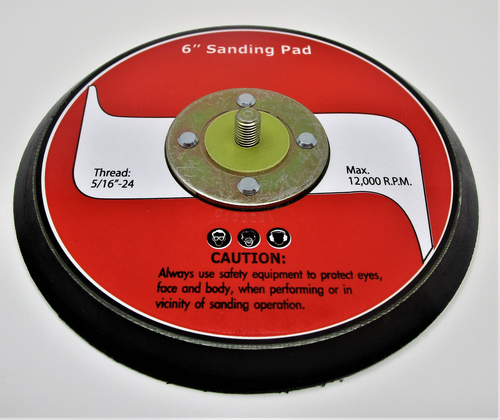JET 6" Hook & Loop Pad For JAT-731, 6" RO Sander, R12 Series