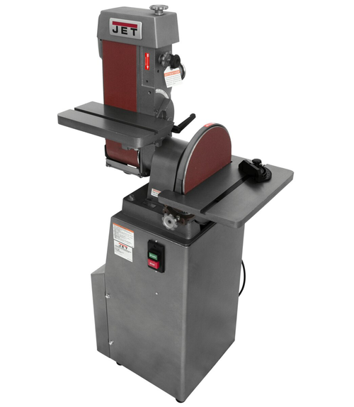 J-4200A, 6" x 48" Industrial Combination Belt and 12" Disc Finishing Machine 115V 1Ph