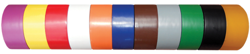 Electro-Tape  4"   (100 mm)   x 36 yd Solid Color PVC Marking Tape - Clear 12/CS