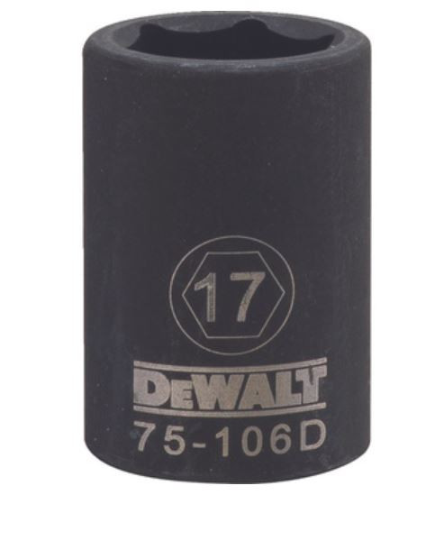 DEWALT Dwmt 6Pt 1/2In Dr Im Skt 17 Mm
