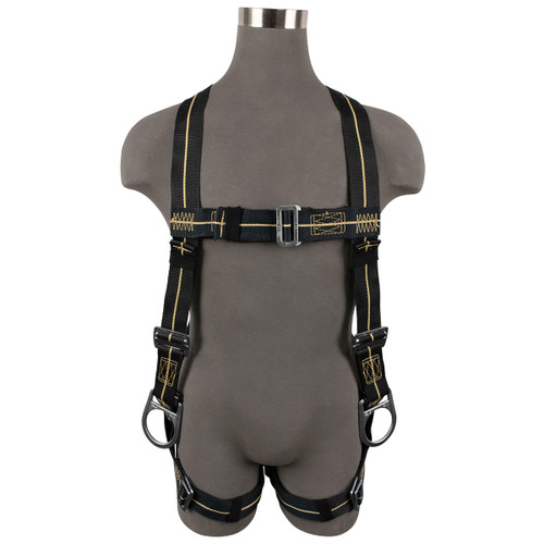 SafeWaze Welding Full Body Harness: 3D, Kevlar® Web, MB Chest, MB Legs  (4X)