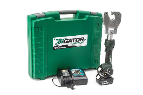 GREENLEE 6 Ton Crimper, Quad Anderson Top Inline Li-Ion, Standard, 12V