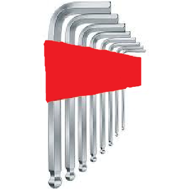 CEMENTEX 8Pc Metric LA Hex Wrench Set