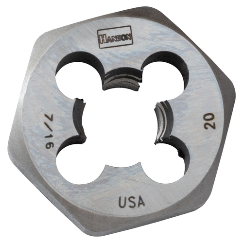 IRWIN DIE 7/16"-20NF 1" HEX  (P/N 9440)