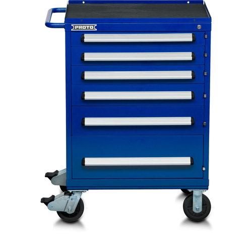 PROTO 30In Wrkstn 6 Drw Blue