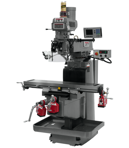 JTM-1254VS with ACU-RITE 203 3X (K) DRO, X, Y & Z Powerfeeds & Air Power Drawbar