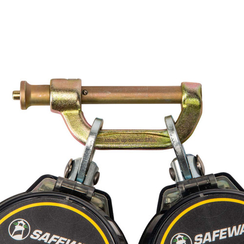 SafeWaze Latitude Pro Arc Flash 7' Dual Web SRL: 9012 BWB, Rebar Hooks