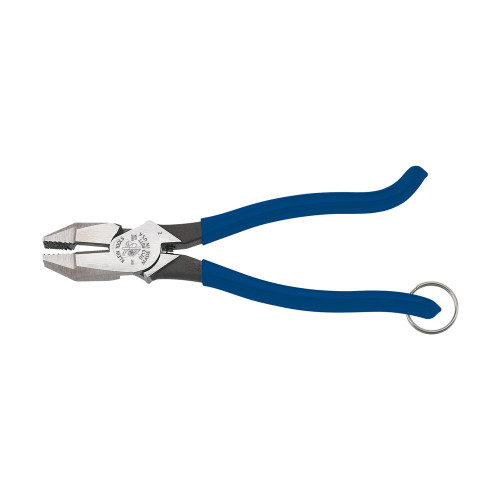 KLEIN High Leverage Rebar Work Pliers with Tether Ring