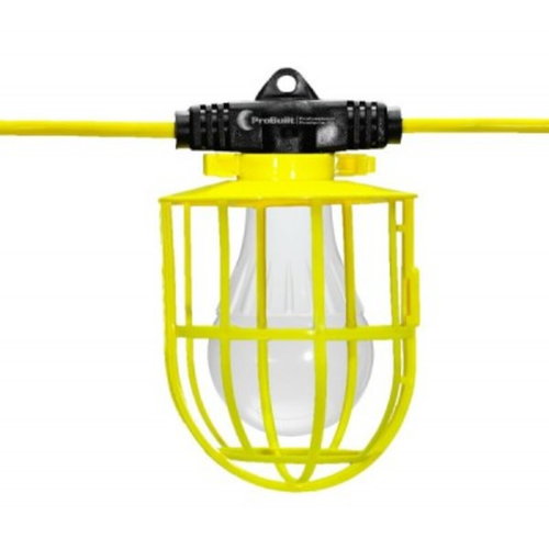 SOUTHWIRE 100' Plastic Cage String Light W/ 12/3 SJTW Cord & L5-20 Plug 1/BX