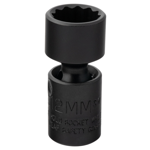 Proto® 1/4" Drive Universal Impact Socket 12 mm - 12 Point 1/ea