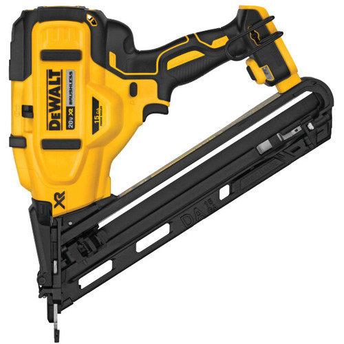 DEWALT 20V MAX* XR 15 GA Cordless Angled Finish Nailer (Tool Only)