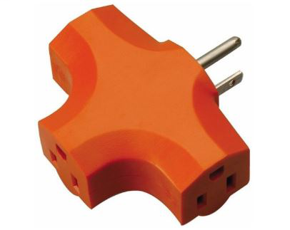 Southwire 3 Way Adapter (Orange)  24/BX