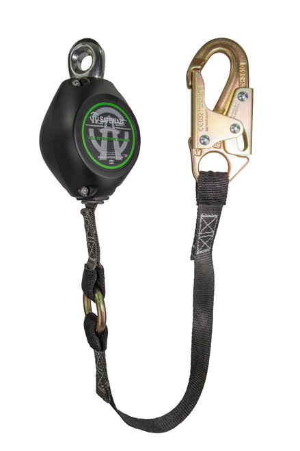 SafeWaze Latitude HD 9' Single Web SRL: Carabiner, Snap Hook