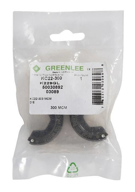 GREENLEE Die, 300 MCM (KC22)