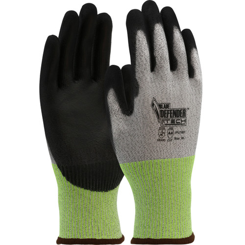Blade Defender™ 1PU7001  Cut Resistant Gloves, Size 2XL, Gray, ANSI A4