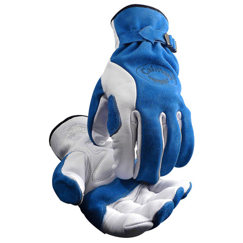 Caiman® 1302  Hand Protect-Welding, Size 2XL, Blue