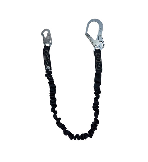 SafeWaze V-Line 6' Internal Energy Absorbing Lanyard: Rebar Hook