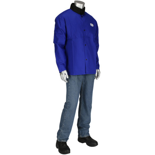 Ironcat® 7050 9oz FR Clothing-Welding, Size L, Royal