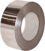 Electro-Tape 2 ½" (60 mm) x 50 yd 2mil General Purpose Aluminum Foil Tape - Rubber Adhesive 16/CS