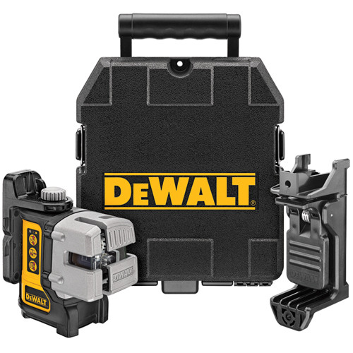 DEWALT Line Laser, Self-Leveling, Red, 3-Beam
