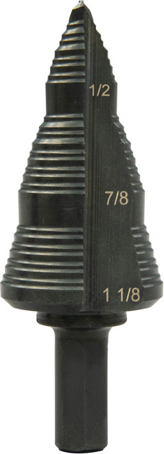 GREENLEE 1-1/8" Step Bit (#9) Metal Cutter