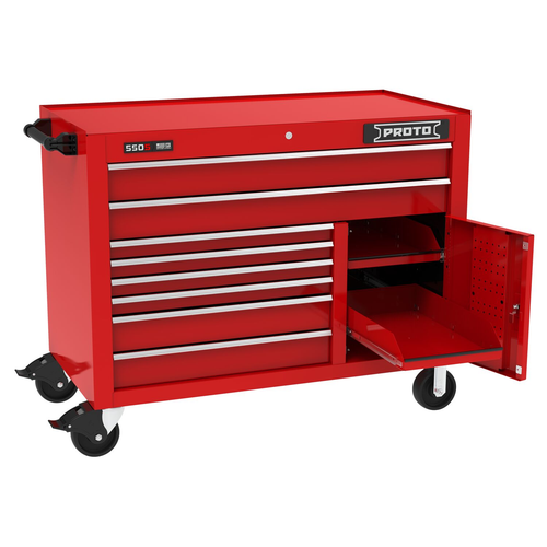 WRKSTATION 50 IN 8 DWR GL RED (P/N J555041B-8RD-1S)