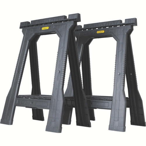 STANLEY® FOLDING JUNIOR SAWHORSE - 2 PACK