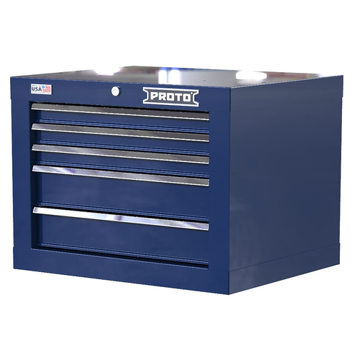PROTO 27 In 5 Drawer Short Top Blue