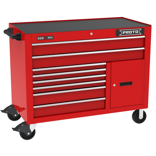 WRKSTATION 50 IN 8 DWR GL RED (P/N J555041B-8RD-2S)