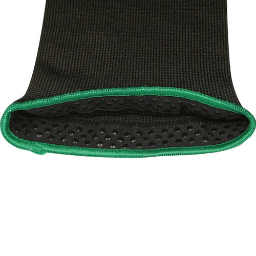 Kut Gard® S10HTP/2BK-EW-ES6  Cut Resistant Sleeve, Size 18", Black, ANSI A2