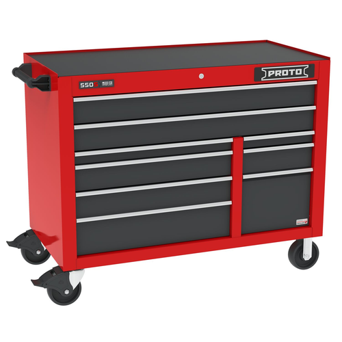 PWR WRKSTN 50 IN 9 DWR RED/GREY
