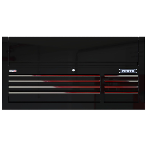 PROTO 55 8 Drwr Top Black Chrome