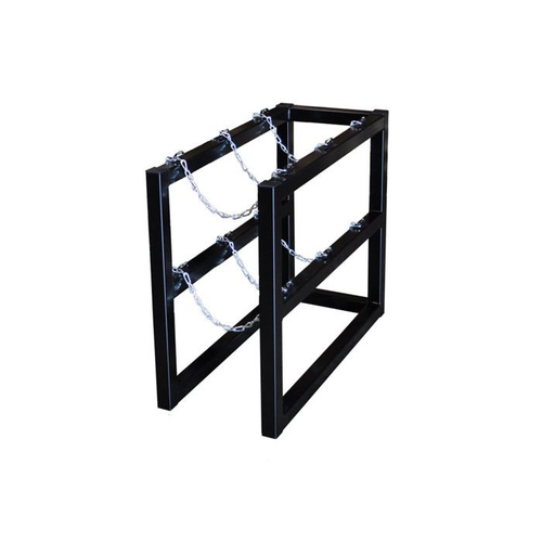 1 Wide by 3 Deep, Gas Cylinder Barricade Rack, 3 Cylinder Capacity - 35090