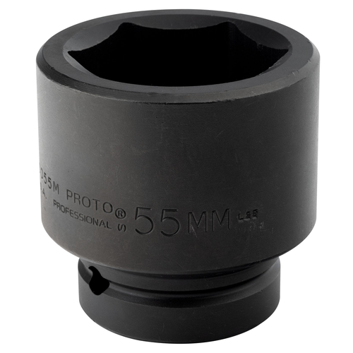 Proto® 1" Drive Impact Socket 55 mm - 6 Point 1/ea