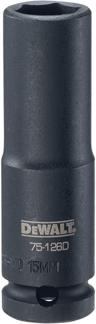 DEWALT Dwmt 6Pt 1/2In Dr Dp Im Skt 15 Mm