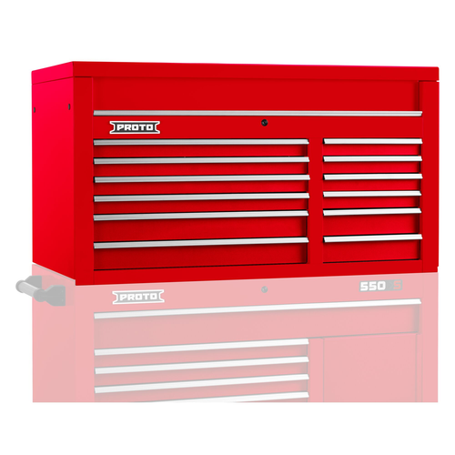 PROTO 550Hs 50" Top Chest - 12 Drawer, Red