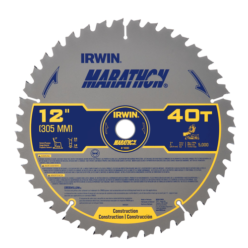 IRWIN SAW BLD 12" 40T MARATHON CD